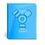 HDD Firewire Blue Icon 64x64 png